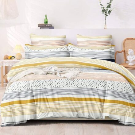 Ham tone Elite King Size Bedsheet Set With large Size Pillow Covers