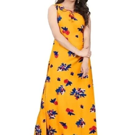 Attractive Crepe Gowns for Women