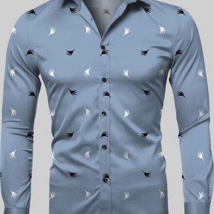 Poly Cotton Printed Full Sleeves Casual Shirt
