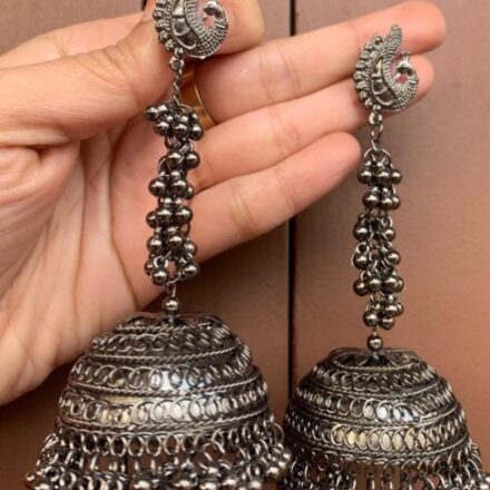 Traditional New Style Black Jhumpa’s Earrings For Women and Girls