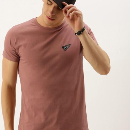 Cotton Solid Half Sleeves T-Shirt